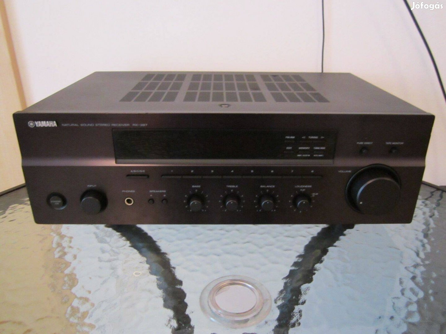 Kijelző hibás Yamaha RX-397 analóg sztereó rádiós erősítő phono bemene