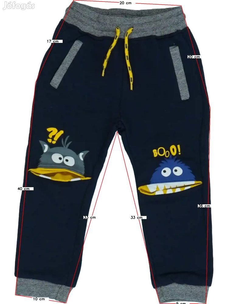 Kiki&Koko Új (címkés) Fiú Melegítőnadrág (Méret: 98)