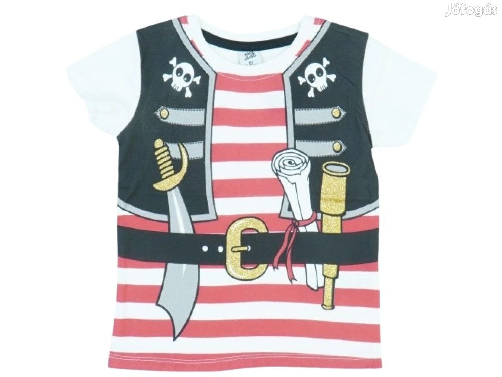 KikiKoko Új címkés Fiú Póló Méret 92