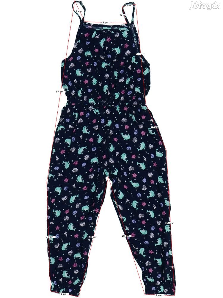 Kiki&Koko Új (címkés) Lány Playsuit / Jumpsuit (Méret: 110)