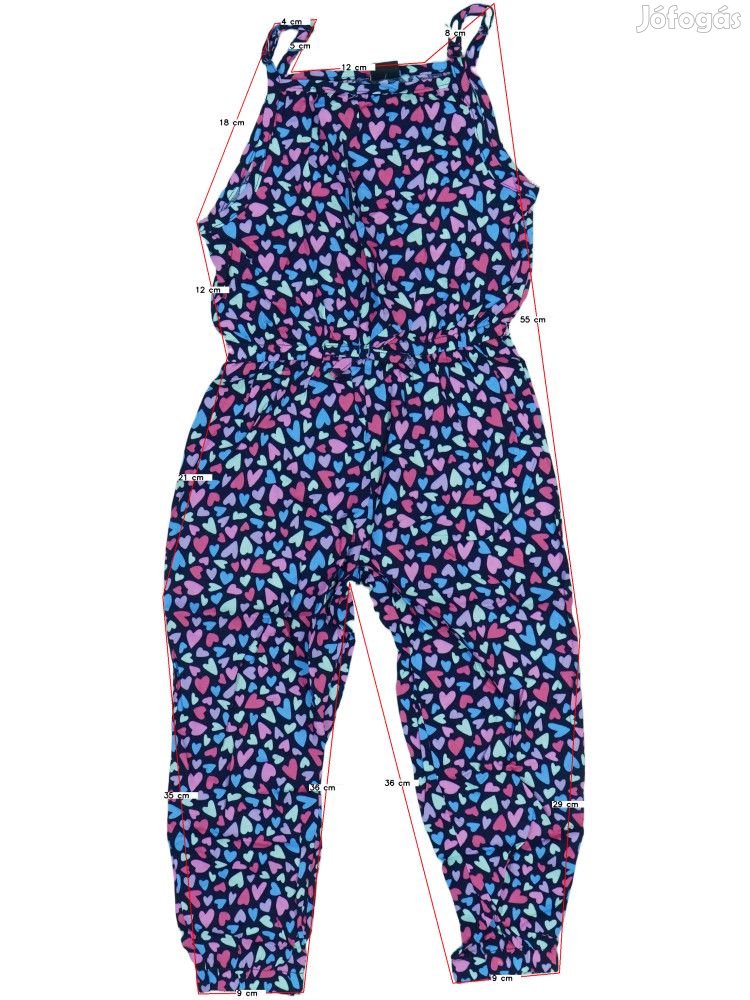 Kiki&Koko Új (címkés) Lány Playsuit / Jumpsuit (Méret: 110)