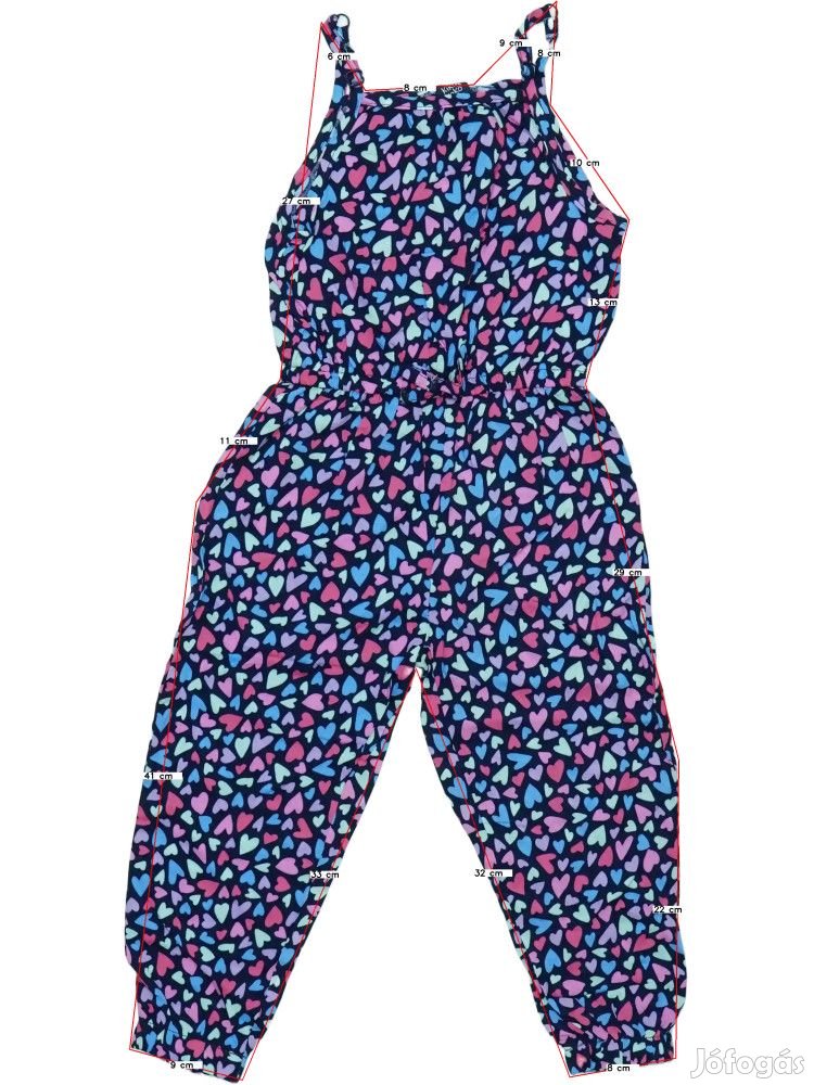 Kiki&Koko Új (címkés) Lány Playsuit / Jumpsuit (Méret: 98)