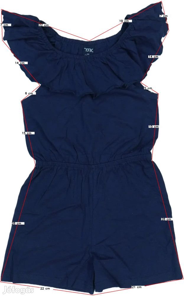 Kiki&amp;Koko Új (címkés) Lány Playsuit / Jumpsuit (Méret: 128)