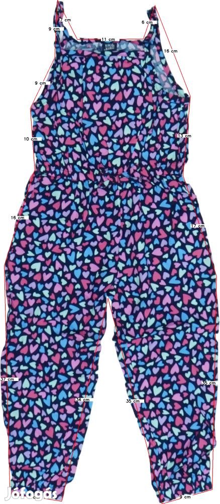 Kiki&amp;Koko Új (címkés) Lány Playsuit / Jumpsuit (Méret: 92)