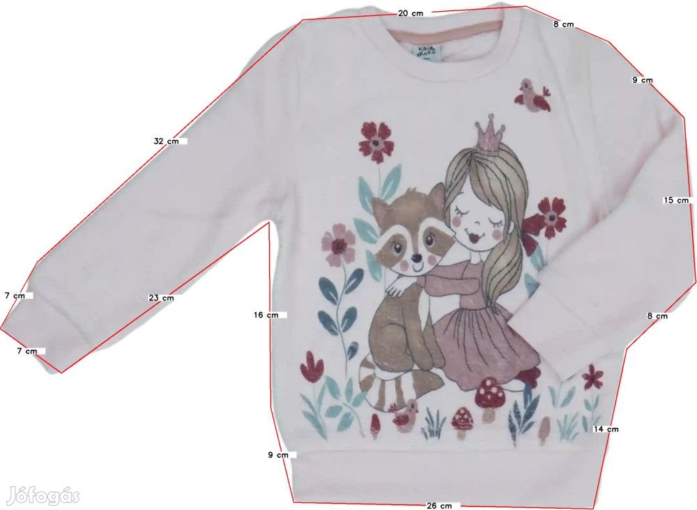 Kiki&amp;Koko Új (címkés) Lány Pulóver (Méret: 110)