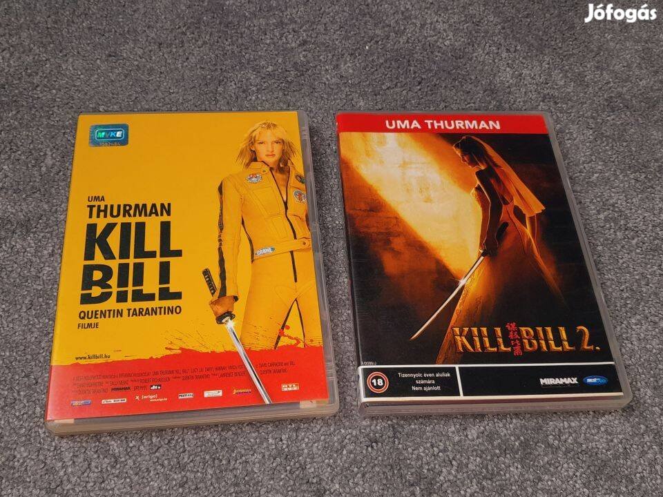 Kill Bill 1 2 DVD (2003-2004) Szinkronos karcmentes (Quentin Tarantino