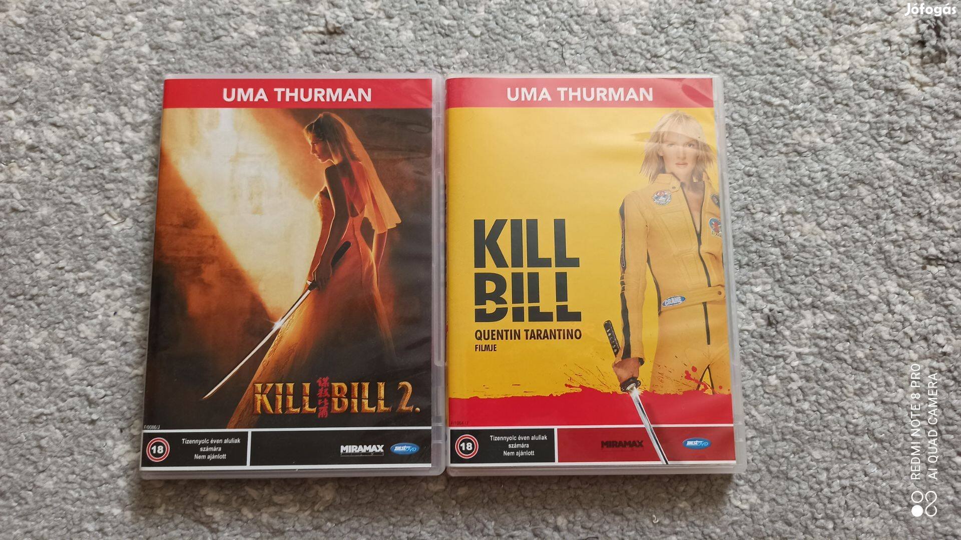 Kill Bill 1-2 dvd magyar 5.1-es, dts-es hanggal