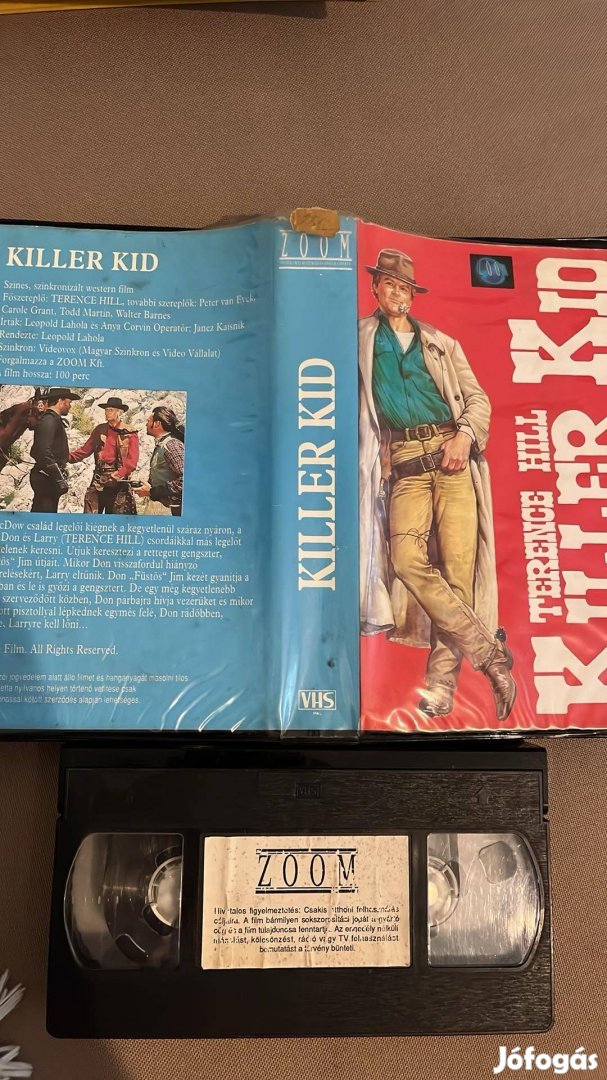 Killer kid vhs kazetta Terence Hill