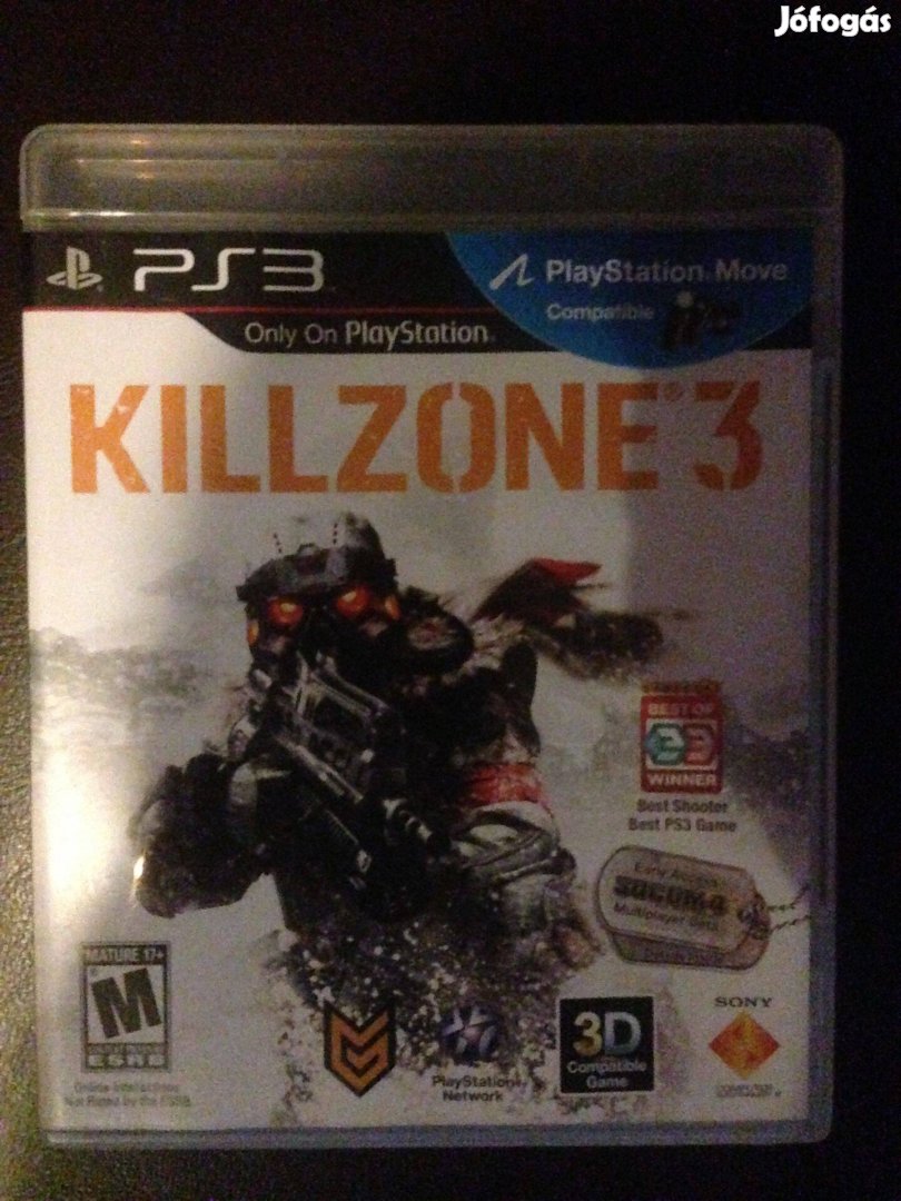 Killzone 3 ps3 játék,eladó,csere is