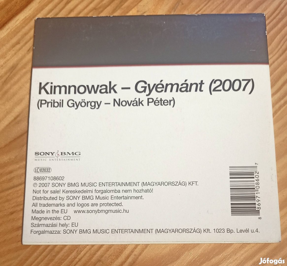 Kimnowak - Gyémánt (2007) Maxi CD 