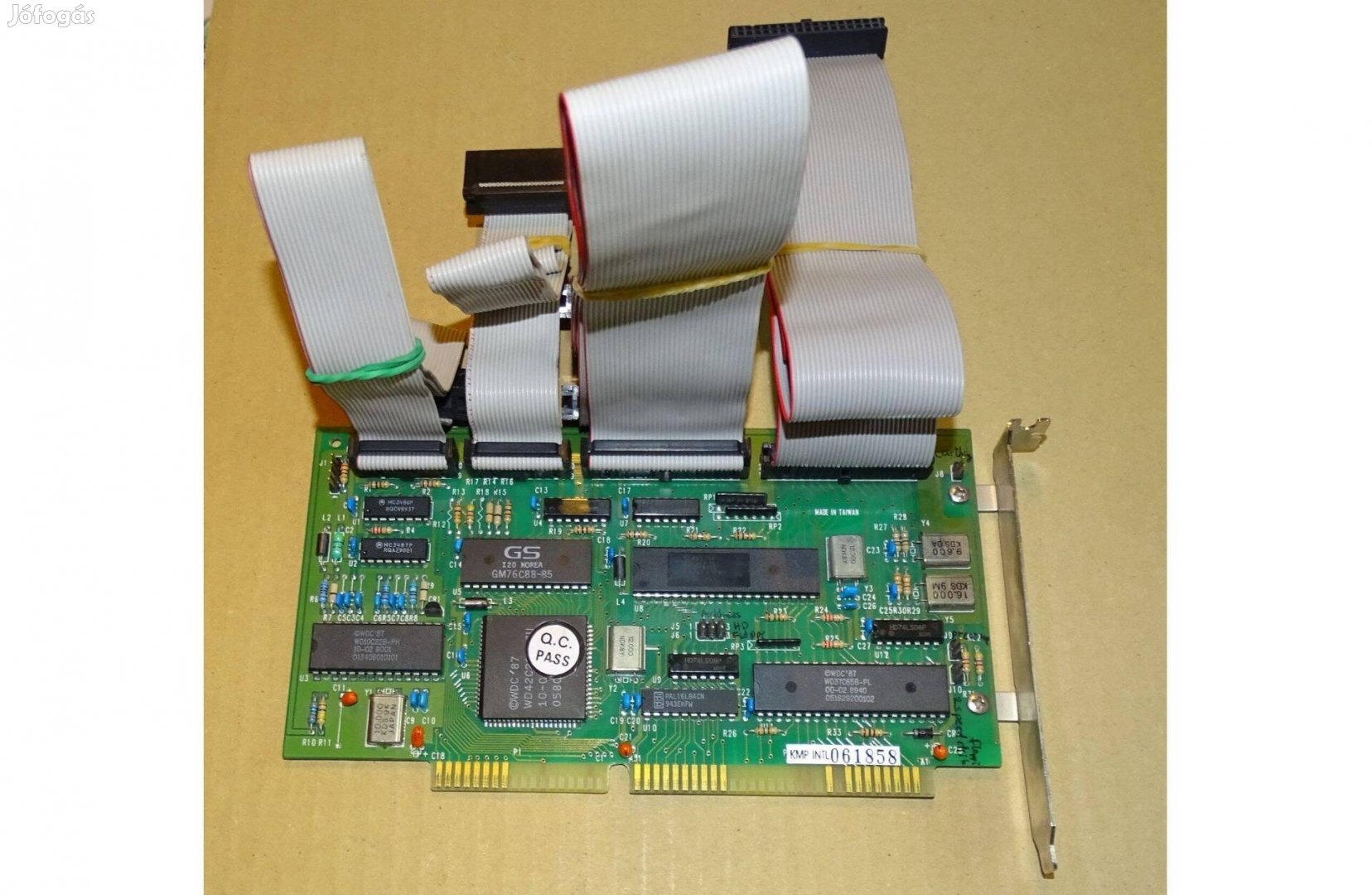 Kimpsion WA6-V Western Digital ISA Fdd és HDD vezérlőkártya