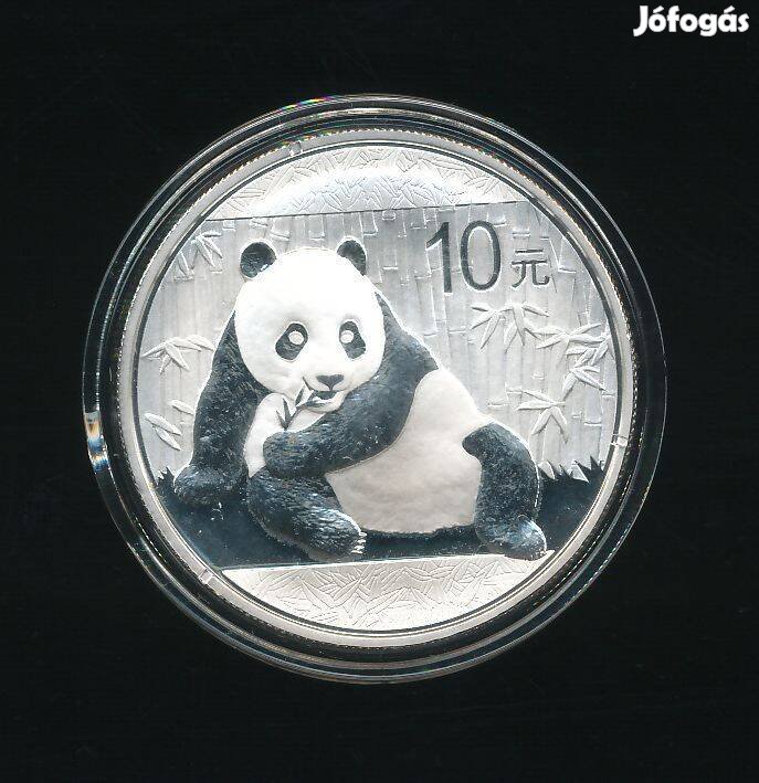Kína 1 uncia ezüst 2015, Panda