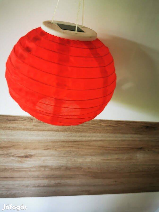 Kínai fesztivál , napelemes lámpa, 1 darab