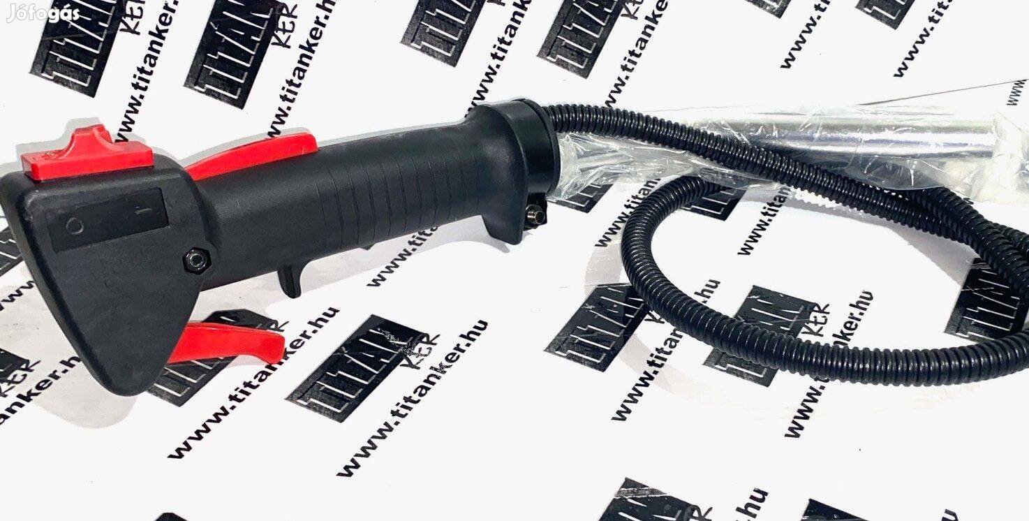 Kínai fűkaszákhoz gázkar 19mm-es csővel fűkasza gázkar