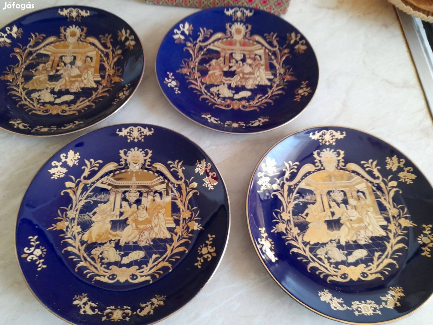 Kinai kézzel festett tányér készlet - Új