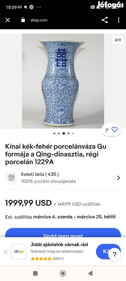 Kinai porcelán