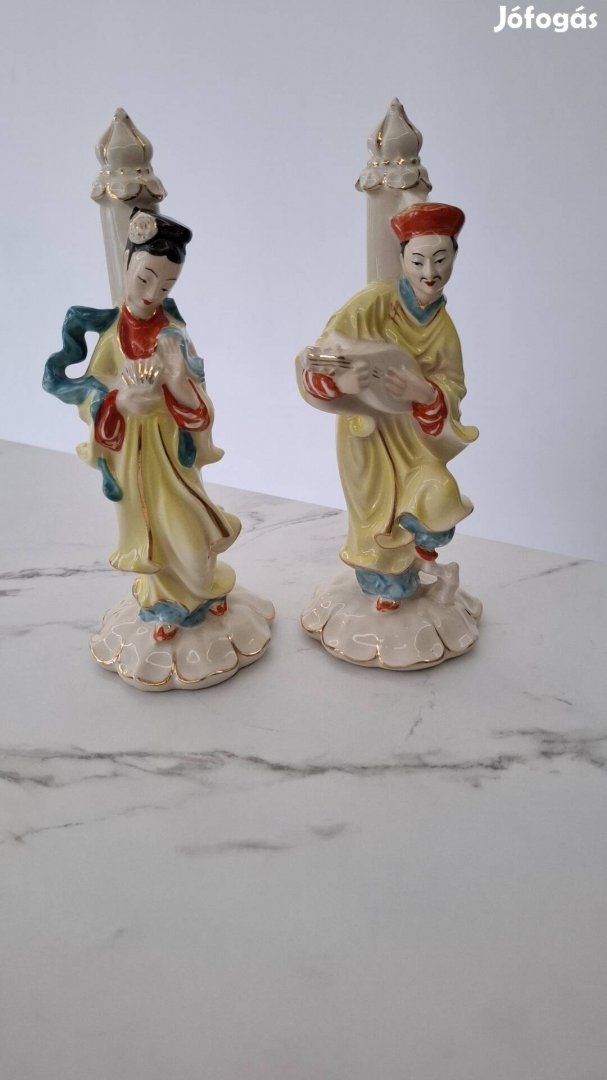 Kínai porcelan szobor pár