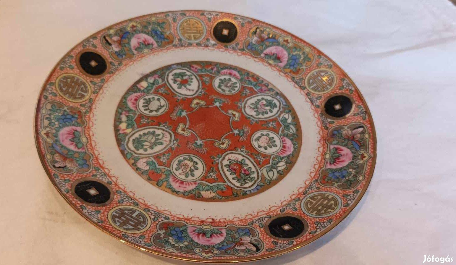 Kínai porcelán tányér