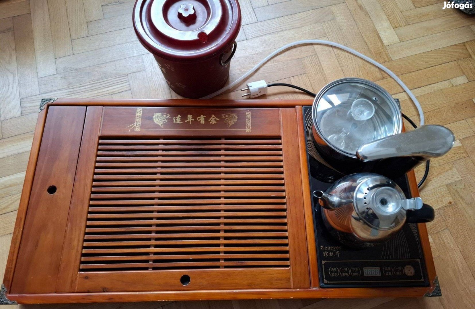 Kínai tea asztal gong fu tea asztal automata hőmérséklet szabályozóval