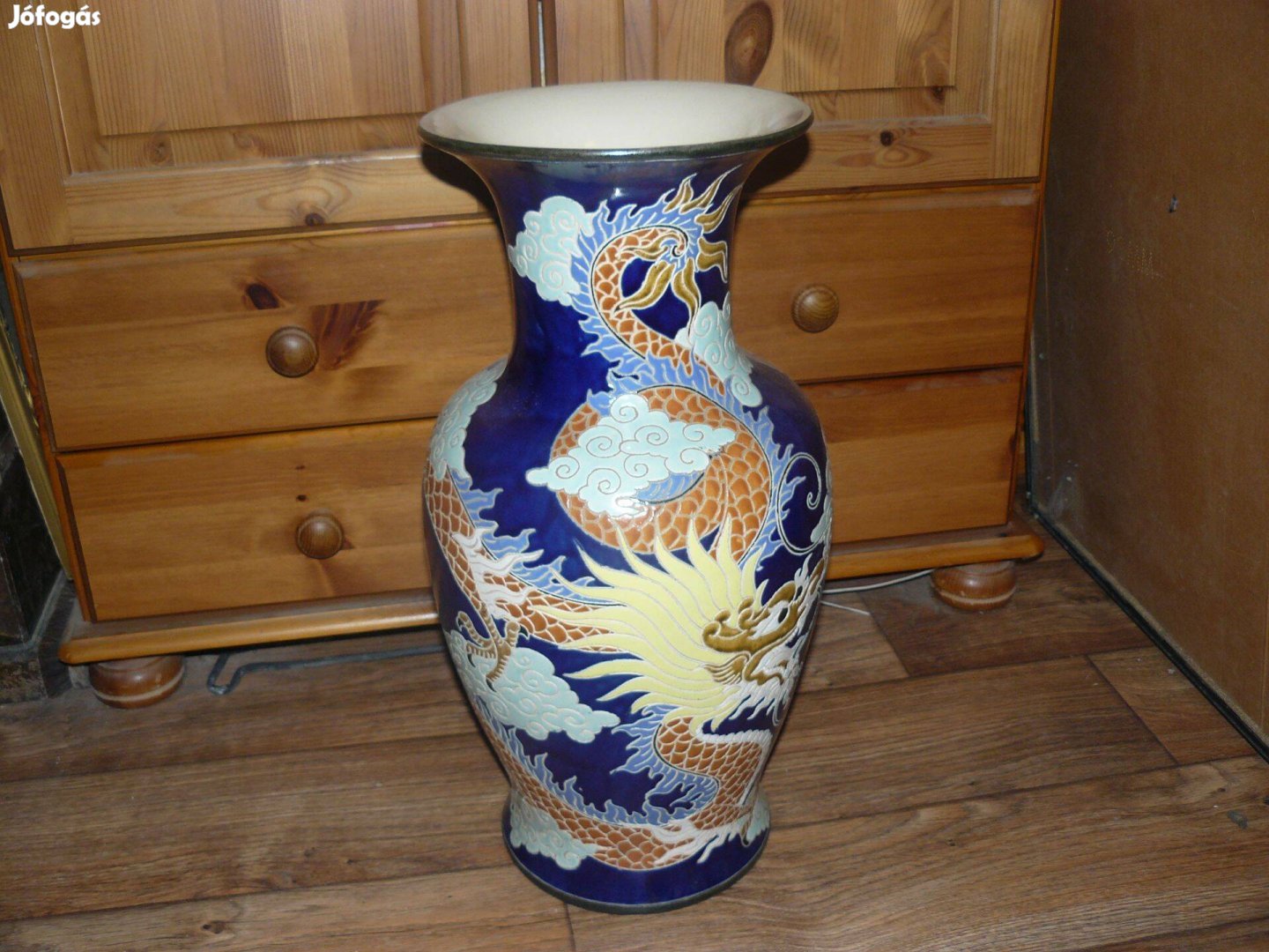 Kínai váza , padlóváza , 53 cm