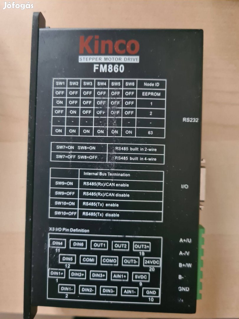 Kinco FM860 léptetőmotor vezérlő