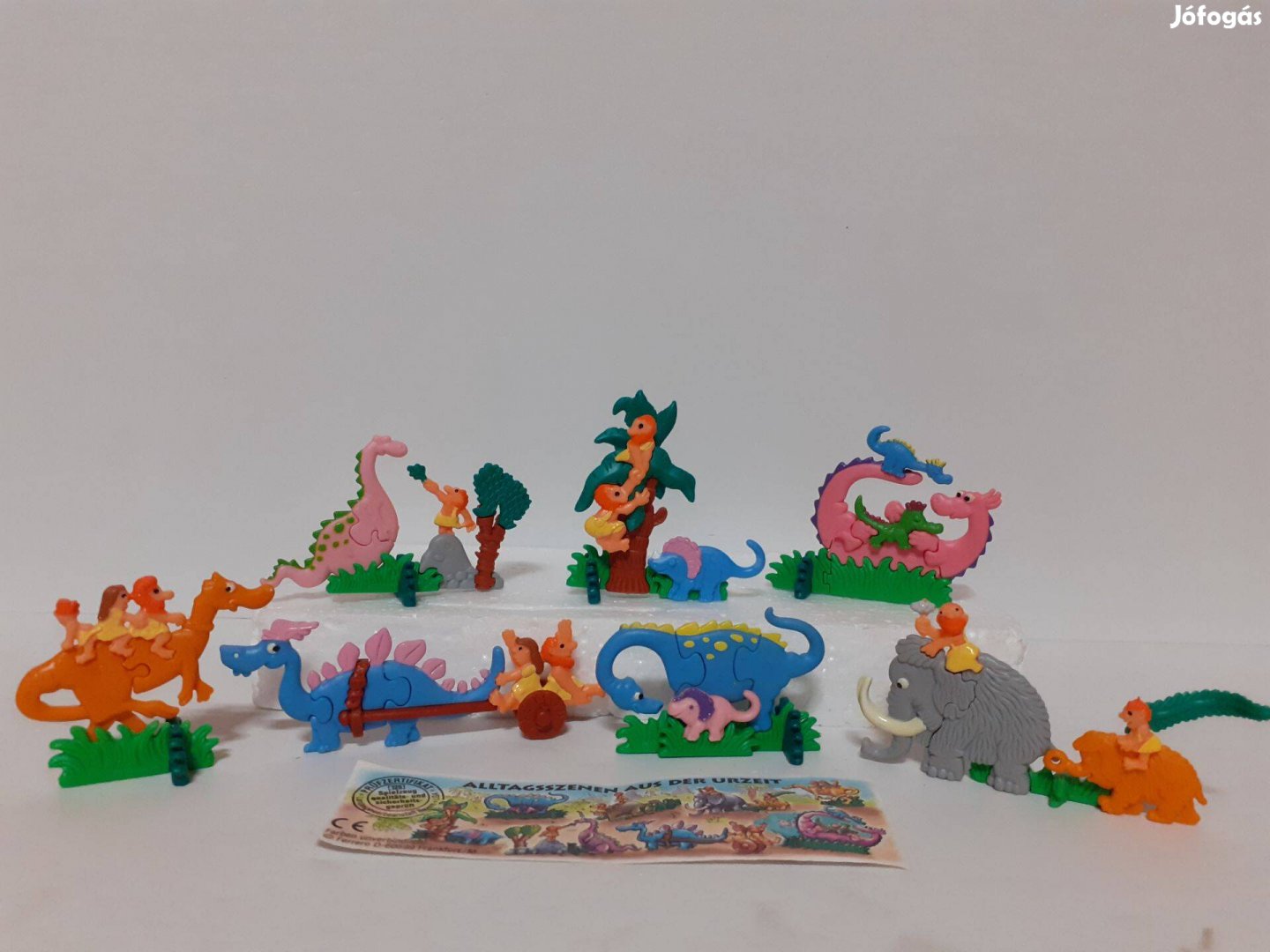 Kinder 3D Plasztik Puzzle / Ókor / 7 db Papírral