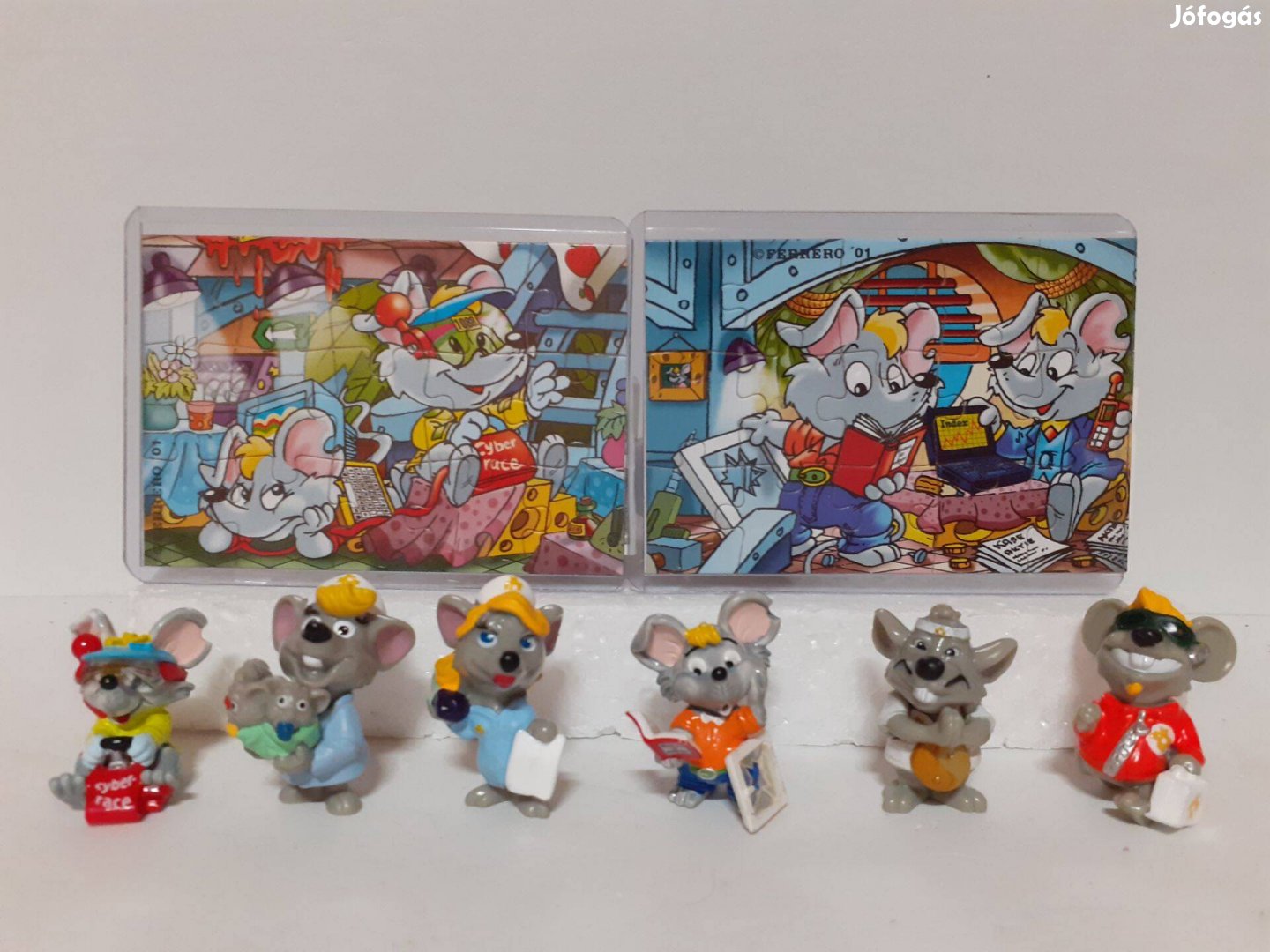 Kinder MEGA Mouse Figuraszett/ 6 db + Puzzle 2 db