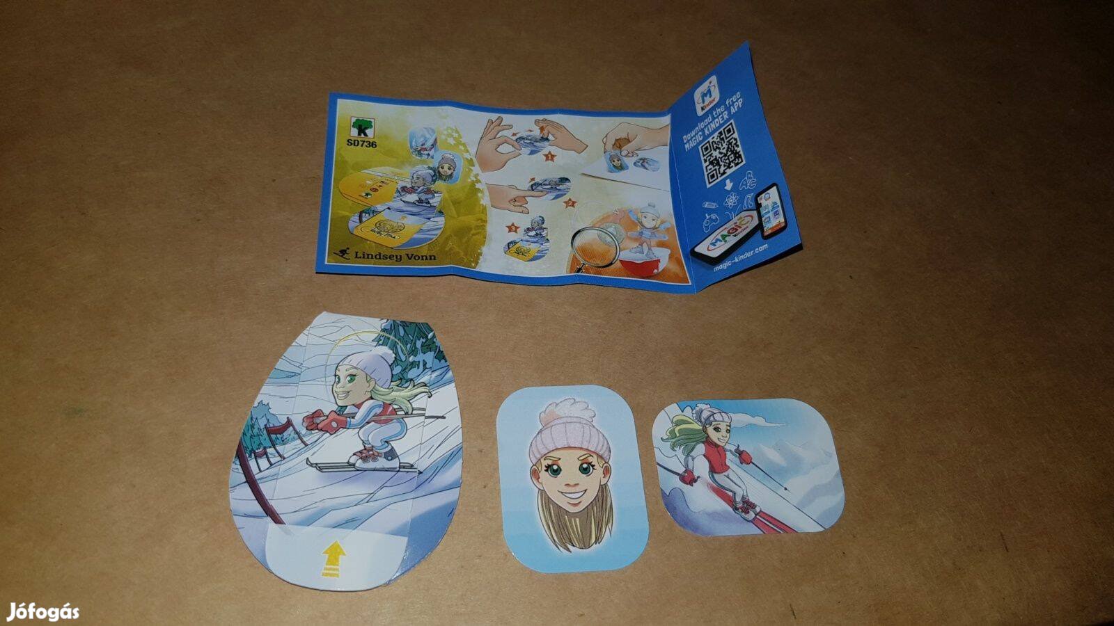 Kinder Teen Idols példaképek Lindsey Vonn SD736+cetli(126)