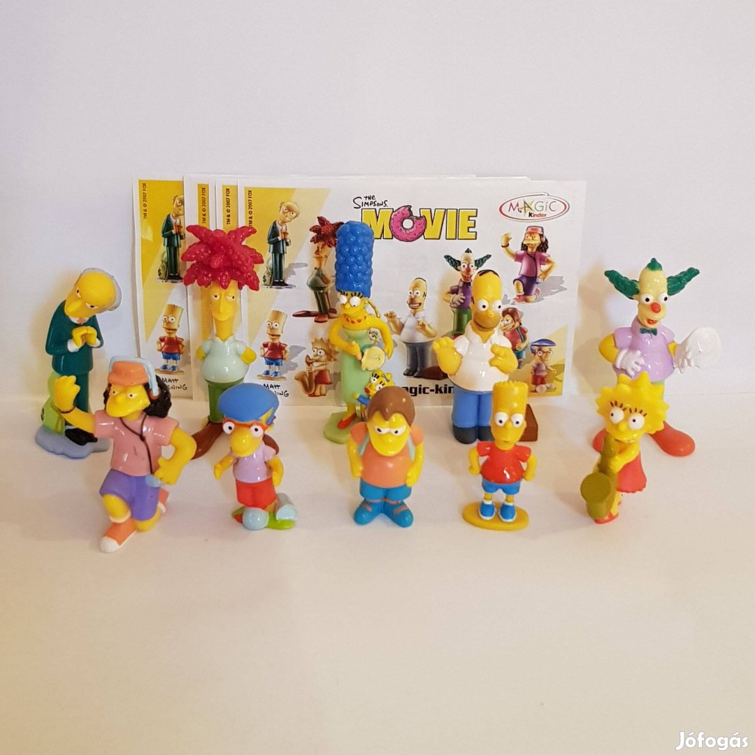 Kinder - The Simpsons komplett sor