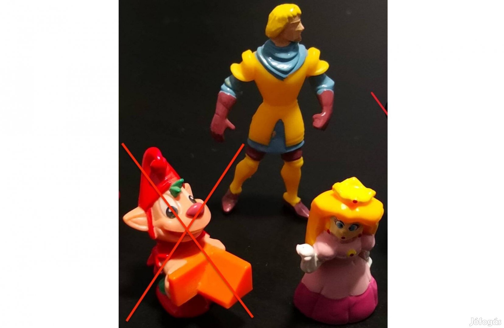 Kinder figurák: Nintendós királylány, herceg