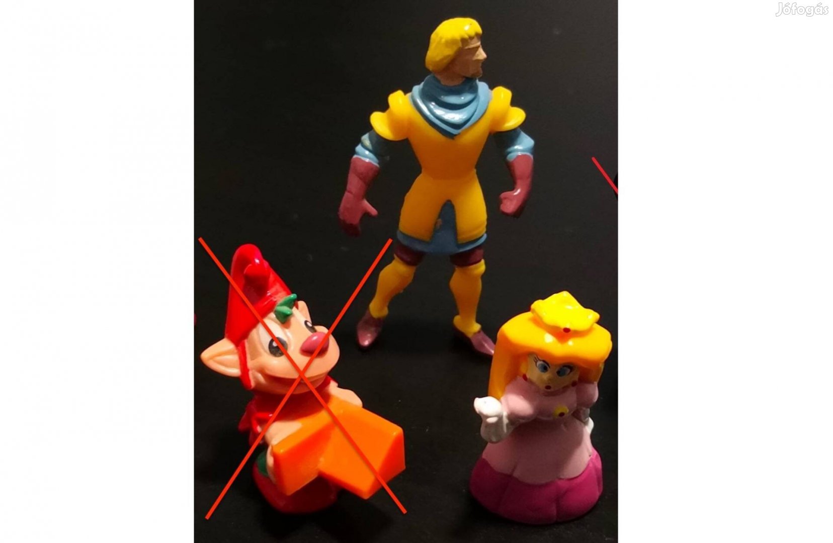 Kinder figurák: Nintendós királylány, herceg