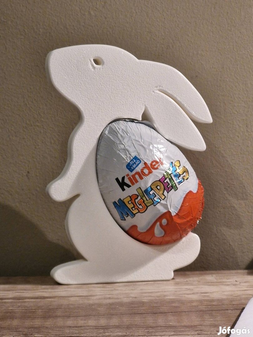 Kinder tojás tartó nyúl