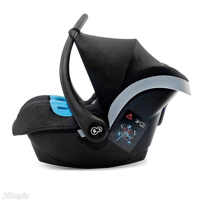 Kinderkraft Mink babahordozó, 0-13kg - fekete/szürke (Kkfminkblk0000)