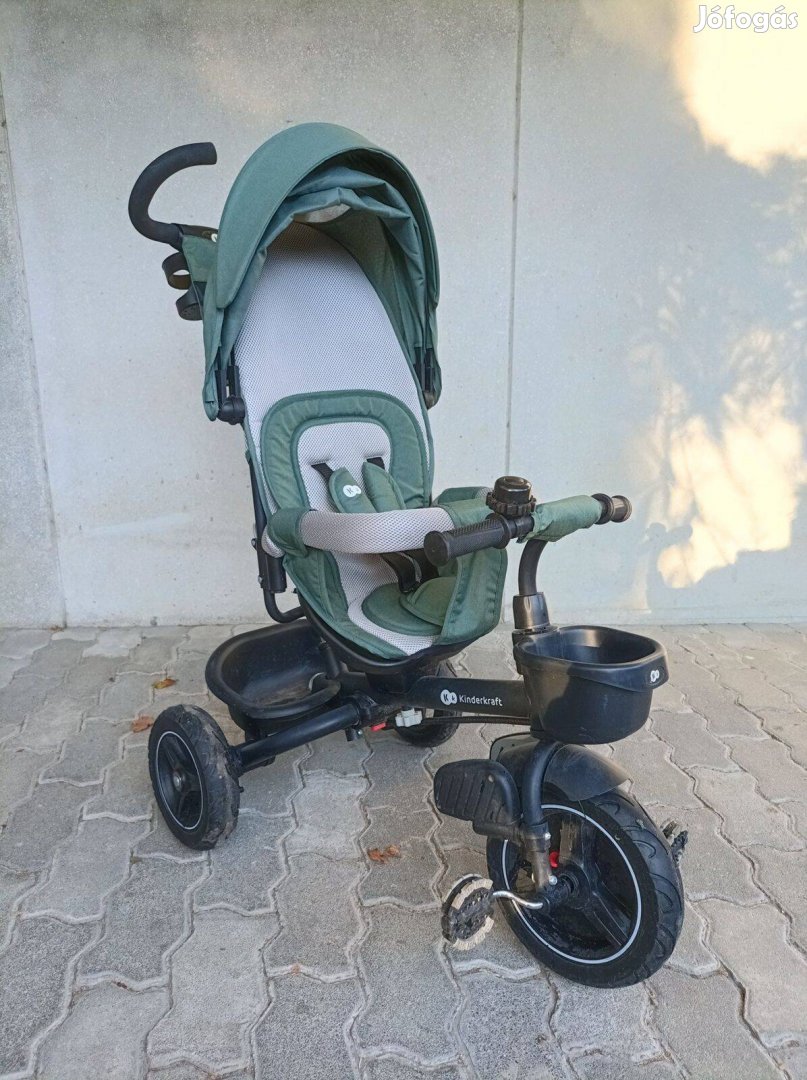 Kinderkraft Spinstep 5 az 1-ben tricikli - zöld