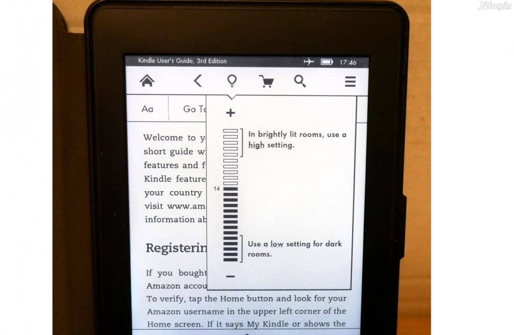 Kindle Paperwhite e-book olvasó smart ebook tokkal