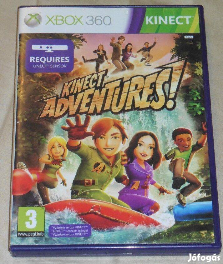 Kinect Adventures Gyári Xbox 360 Játék Akár Féláron