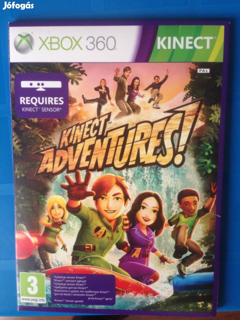 Kinect Adventures eredeti xbox360 játék eladó-csere