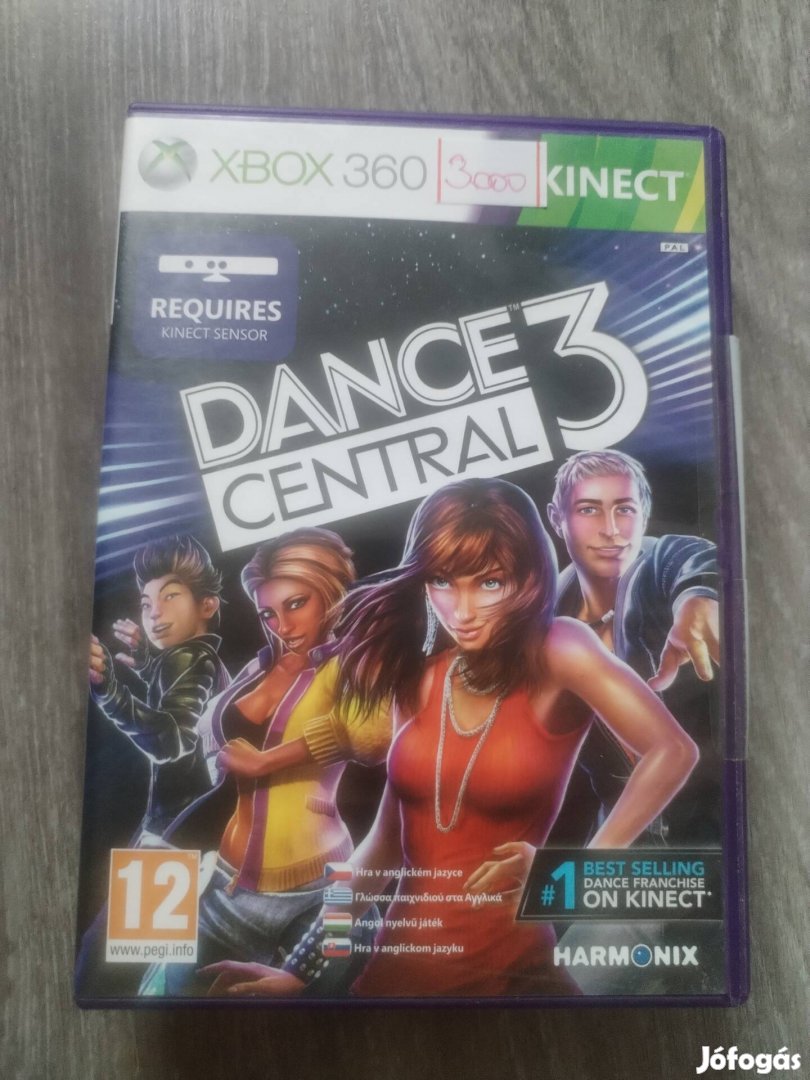 Kinect Dance Central 3 xbox 360 játék 