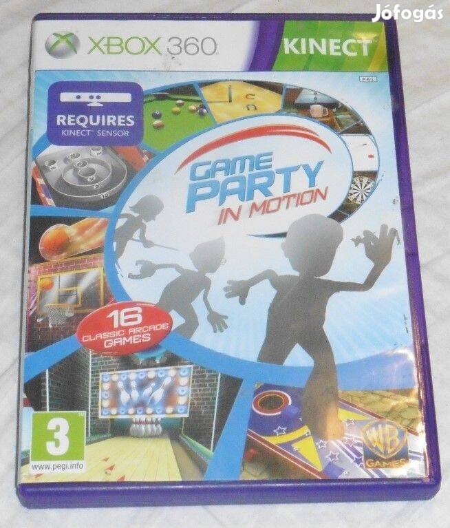 Kinect Game Party In Motion (16db játék) Gyári Xbox 360 Játék