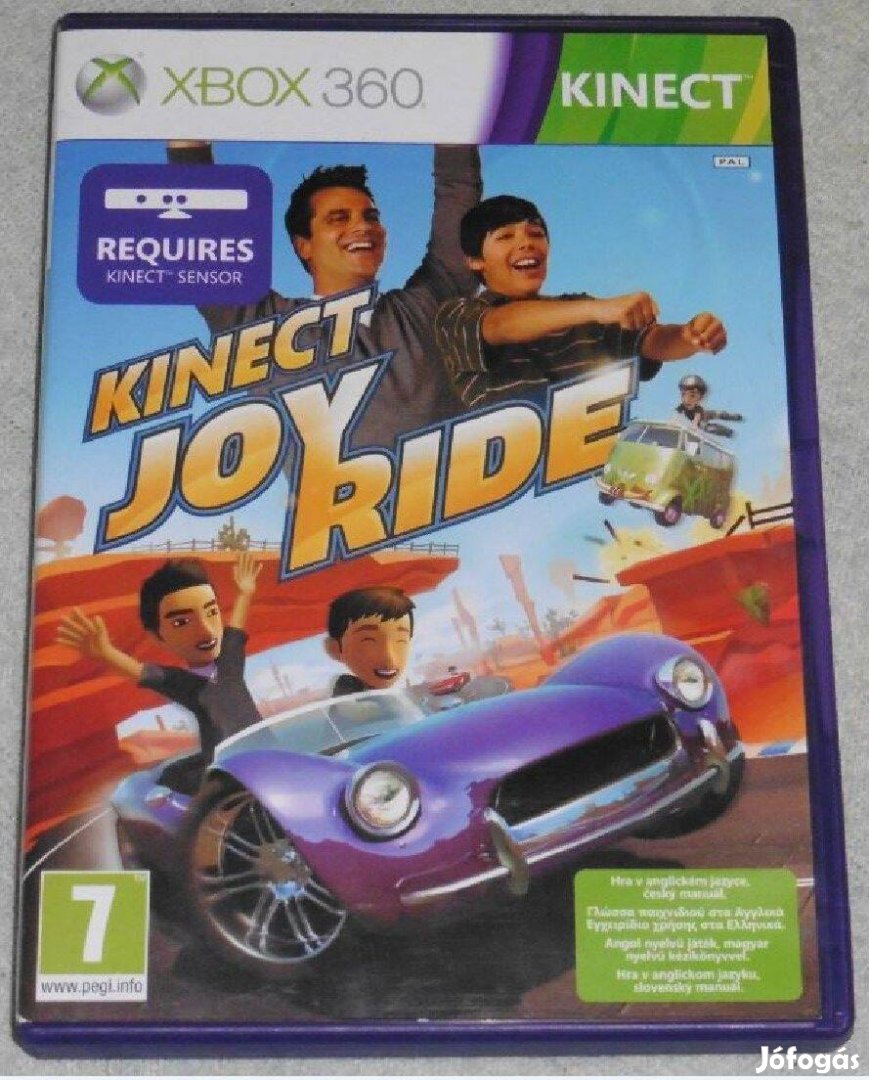 Kinect Joy Ride (fiús, autós) Gyári Xbox 360 Játék akár féláron