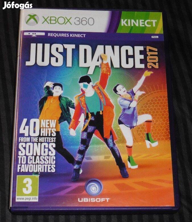 Kinect Just Dance 2017 Gyári Xbox 360 Játék, Akár féláron