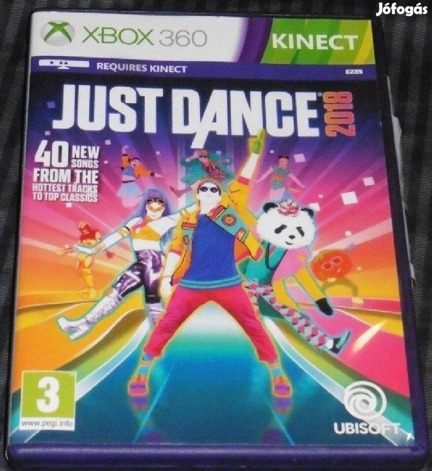 Kinect Just Dance 2018 Gyári Xbox 360 Játék, Akár féláron