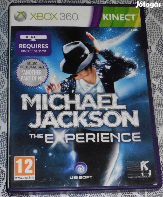 Kinect Michael Jackson (táncolós, éneklős) Gyári Xbox 360 Játék akár f