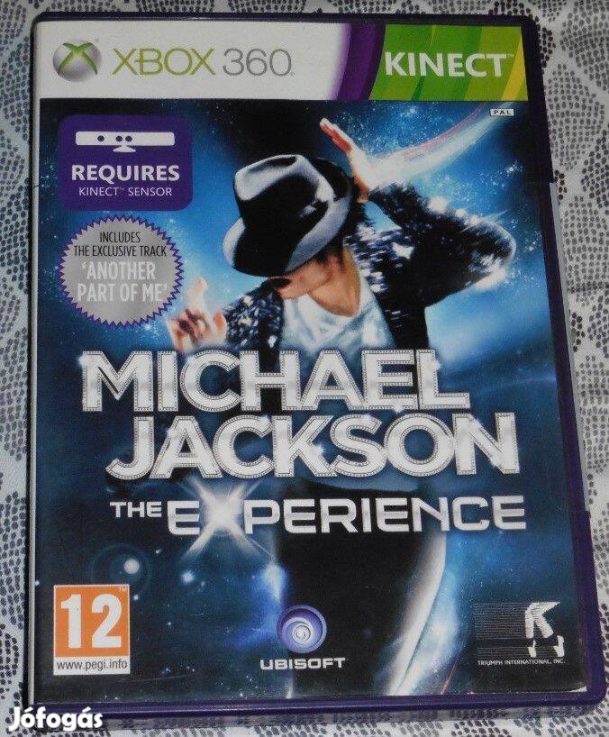 Kinect Michael Jackson (táncolós, éneklős) Gyári Xbox 360 Játék akár f