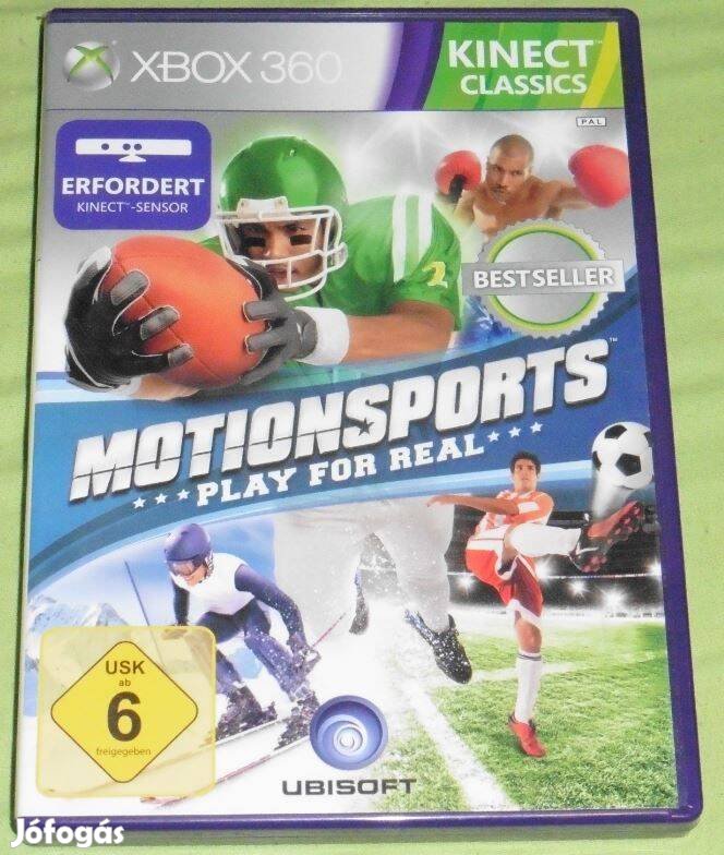 Kinect Motionsports 1 (5db sport játék, lovaglás) Gyári Xbox 360 Játék