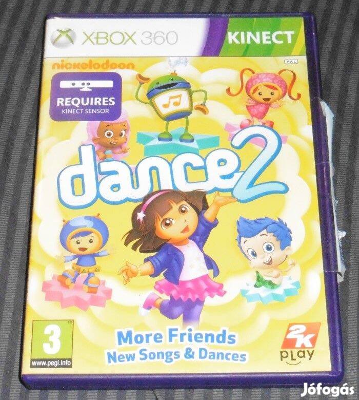 Kinect Nickelodeon Dance 2. (Táncos kicsiknek) Gyári Xbox 360 Játék