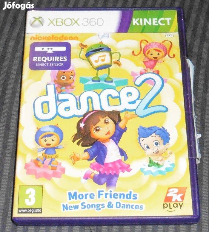Kinect Nickelodeon Dance 2. (Táncos kicsiknek) Gyári Xbox 360 Játék
