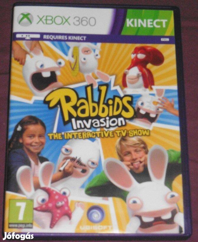 Kinect Rabbids 2. Invasion Gyári Xbox 360 Játék Akár Féláron