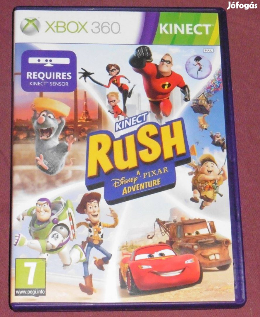 Kinect Rush (5db Disney játék) Gyári Xbox 360 Játék Akár Féláron