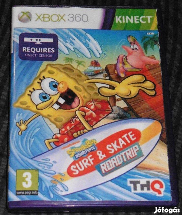 Kinect Spongebob Surf And Skate (Spongyabob) Gyári Xbox 360 Játék